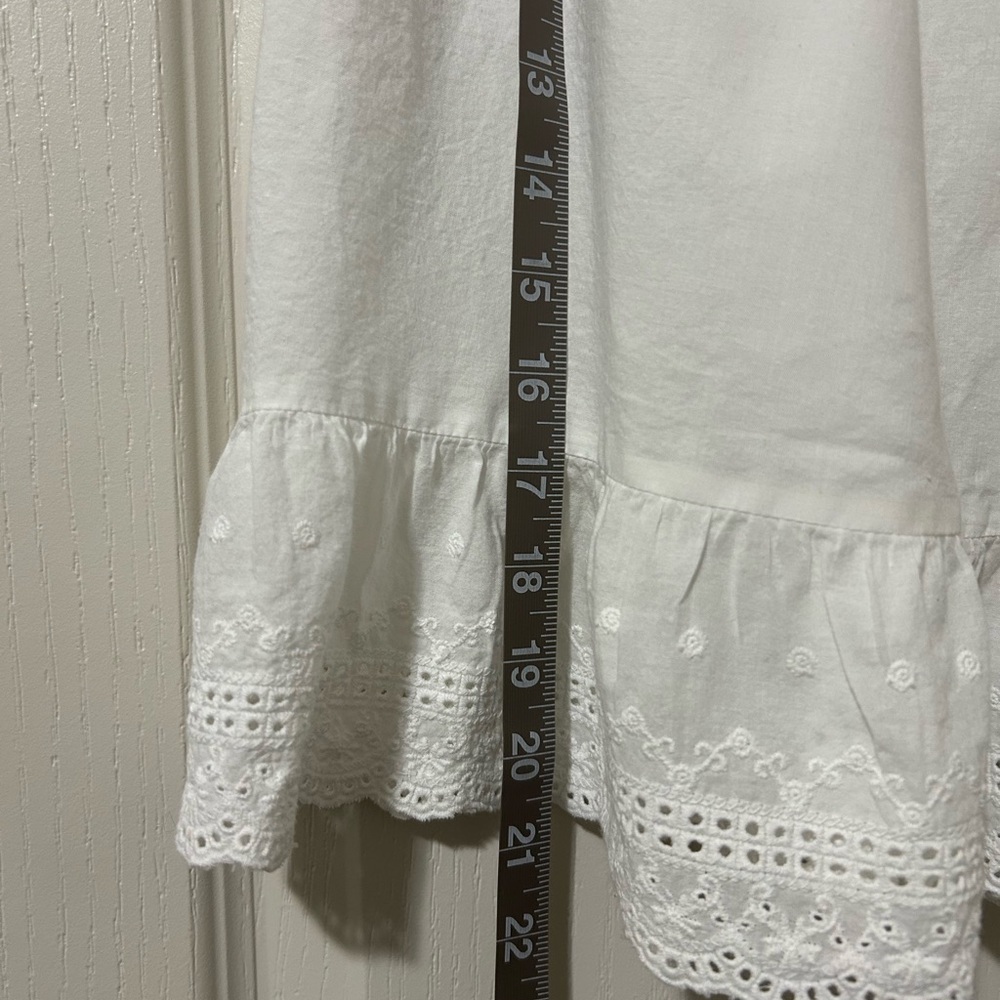 White Ruffle Hem Slip - Picture 4 of 7